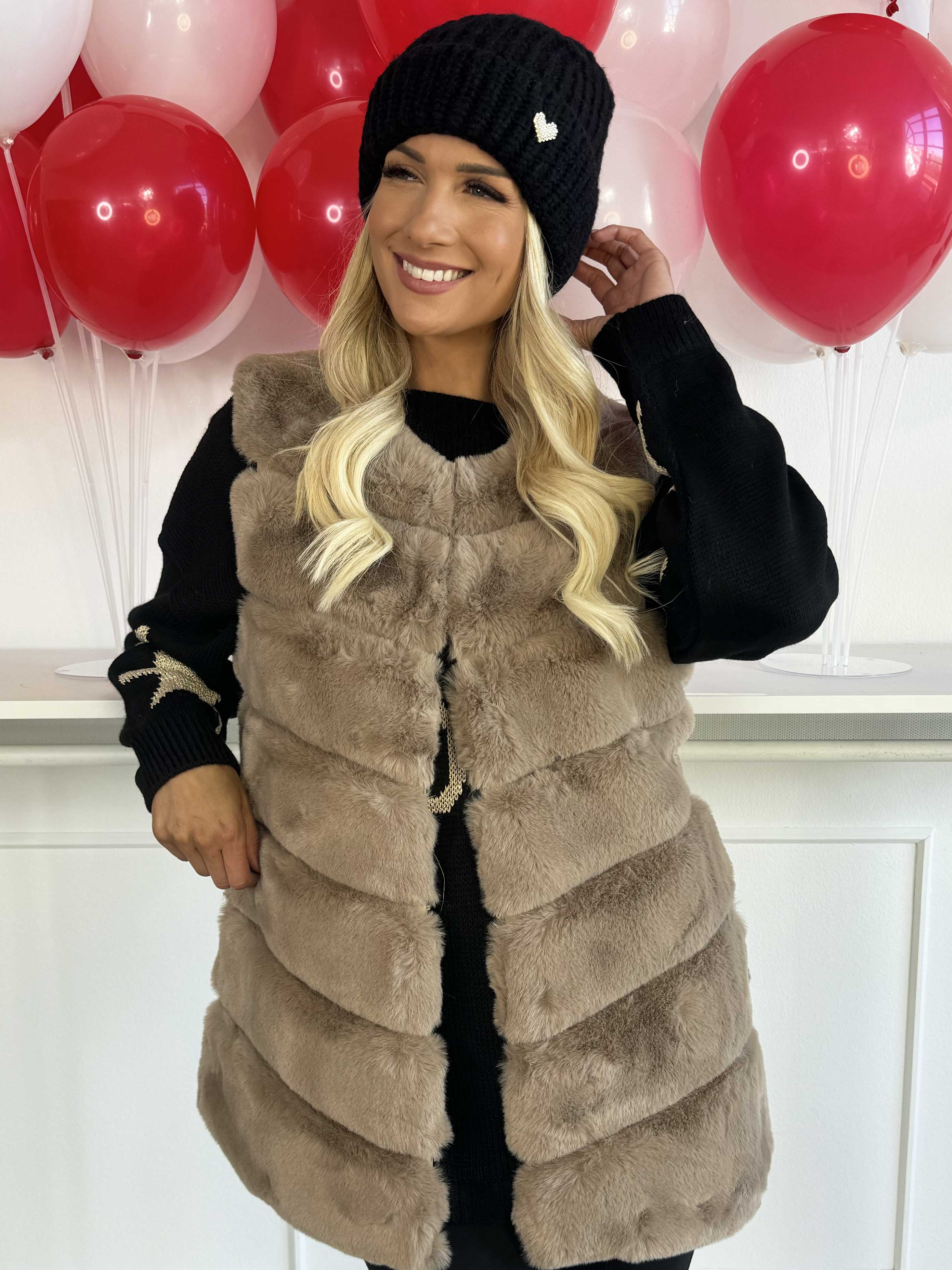 Chiara - Mjuk fuskpälsväst